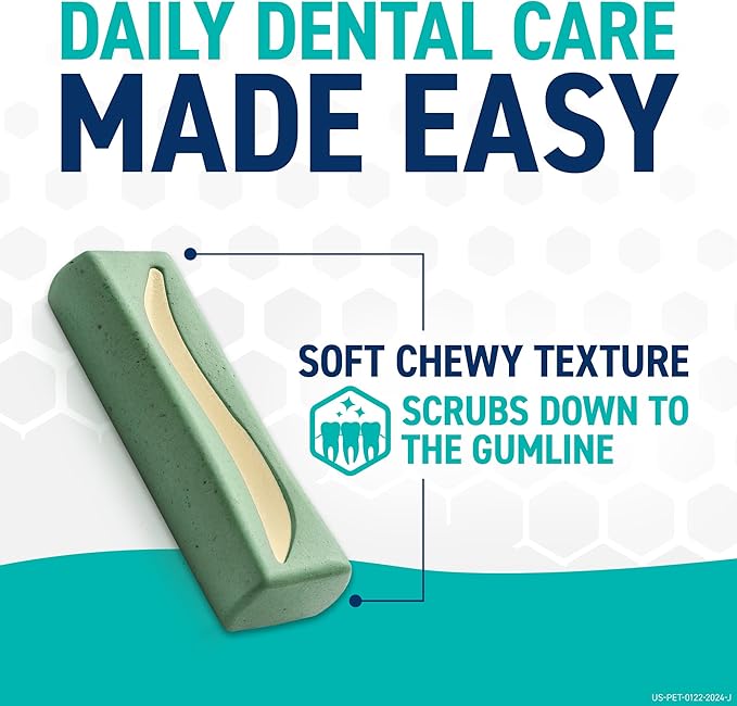 ORAVET Dental Chews for Dogs, Oral Care and Hygiene Chews (Large Dogs, Over 50 lbs.) Pink Pouch, 30 Count (Pack of 1)