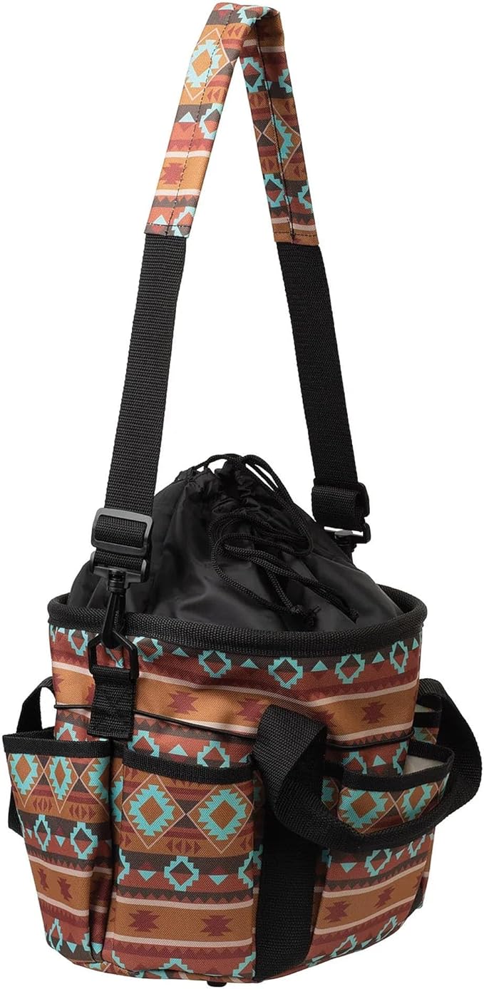 Weaver Leather Horse Grooming Kit, 7-piece Brush Set with Organizer Tote Bag, Equine Care, Grooming Supplies, Lost Creek