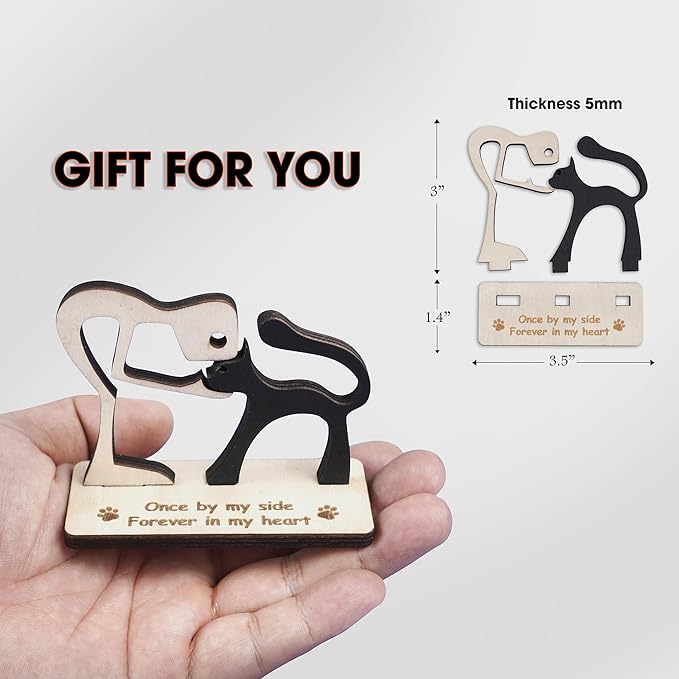 Cat Memorial Suncatcher Personalized Name Pet Ornament Window Car Hanging Sympathy Gift for Loss of Pet Bereavement Keepsake Remembrance Gifts for Cat Lovers Outdoor Decor