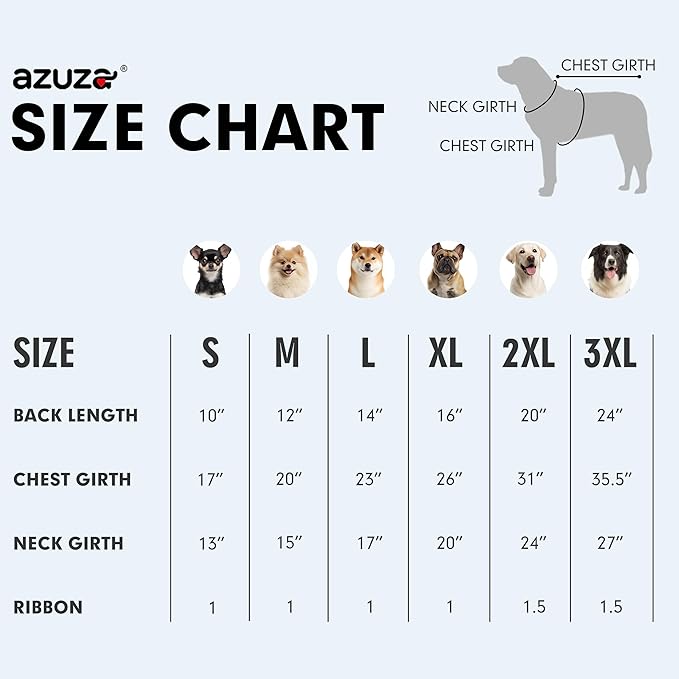 azuza Dog Jacket Waterproof Winter Coat for Small Dogs, Warm Fleece Vest with Reflective Strips & Built-in Harness, Windproof Back Zipper, Navy S