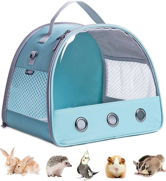 Guinea Pig Carrier, Small Animal Bird Rabbit Turtle Carrier Bag, African Hedgehog Portable Travel Carrier Outdoor Hangbag, Bird Rabbit Guinea Pig Squirrel Carrier