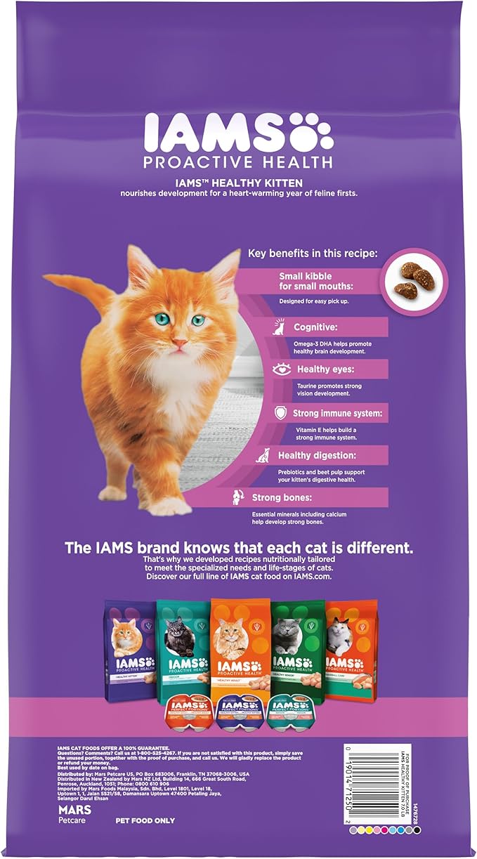 IAMs Proactive Health Dry Food for Cats - Kitten - Original - 3.18kg