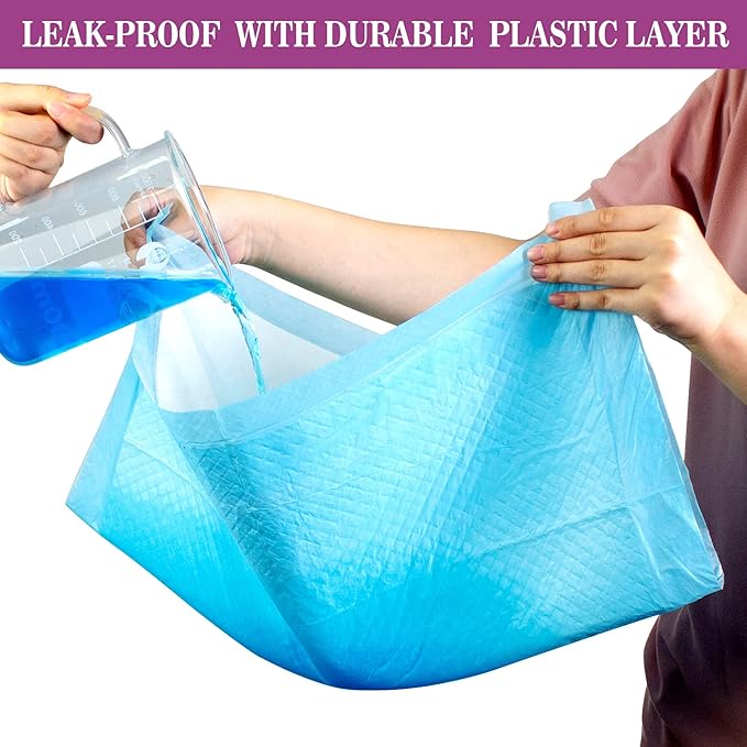IMMCUTE Large Dog Pee Pads 28"x30"-30 Count | Large Puppy Pee Training Pads Super Absorbent & Leak-Proof | Disposable Pet Piddle and Potty Pads for Puppies | Dogs | Doggie| Cats | Rabbits