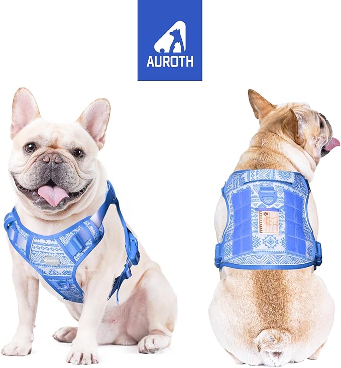 AUROTH Tactical Dog Harness for Large Dogs No Pull Adjustable Pet Harness Reflective K14 Working Training Easy Control Pet Vest Military Service Dog Harnesses