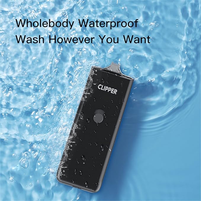 2-in-1 Professional Dog Grooming Kit - Low Noise, Waterproof, USB Rechargeable, and Safe Ceramic Blade - Gift for Dogs and Cats (Black)