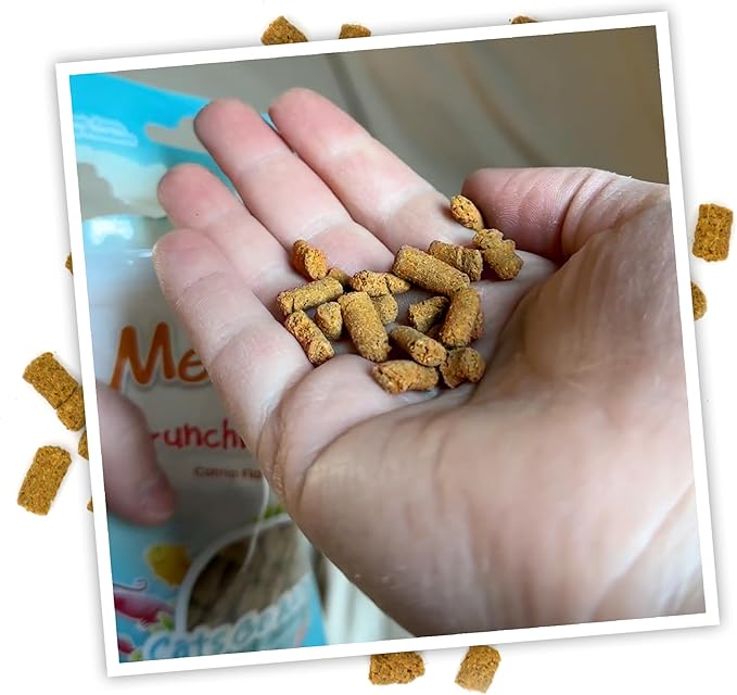 Meowijuana Crunchie Munchie Catnip Treats | Seafood Medley | Made with Organic Catnip | Produced in The USA | Low Calorie Cat Snack