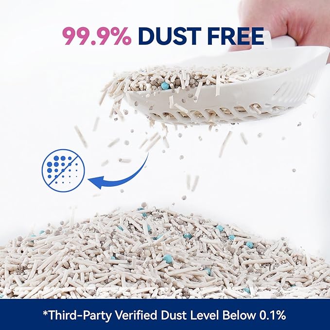 OPET Tofu Mixed Mixed Cat Litter - 36 LBS, Natural Sustainable Ingredients Quick Clumping Cat Litter, Flushable, Superior Odor Control, 99.9% Dust Free Kitty Litter (36 pounds, Fresh)