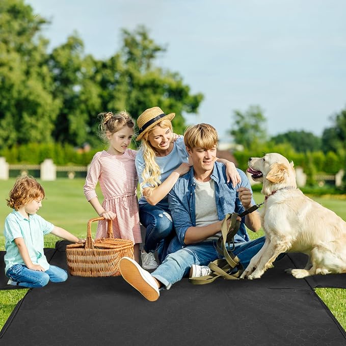 Mancro Dog Car Seat Cover, 2025 Upgraded 600D Heavy Duty Waterproof & Scratch-Resistant Dog Hammock for Car, Back Seat Pet Cover for Dogs with Sedan and Truck, X-Large, Black