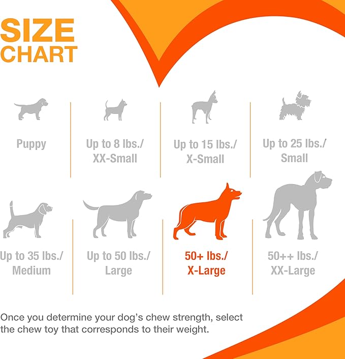 Nylabone Textured Knuckle Bone Power Chew Toy for Dogs, Durable & Tough Dog Toys for Aggressive Chewers, Original Flavor, X-Large - Over 50 Ibs, 1 Count