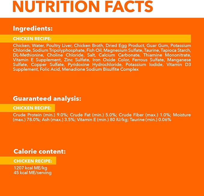 IAMS Perfect Portions Healthy Adult Grain Free Wet Cat Food Pate, Chicken Recipe, 2.6 oz. Easy Peel Twin-Pack Trays (24 Count, 48 Servings)