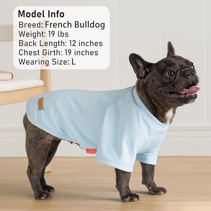 KYEESE 3Pack Dog Sweater Soft Cat Clothes Comfy Dog Sweaters for Small Dogs Male Pullover Cat Sweaters Lightweight Puppy Fleece Sweater Stretchy Pet Coat Dogs Sweatshirt with Sleeves for Cold Weather