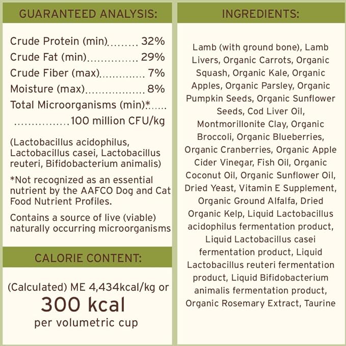 Primal Freeze Dried Dog Food, Pronto Mini Nuggets, Lamb; Scoop & Serve, Complete & Balanced Meal; Also Use as Topper or Treat; Premium, Healthy, Grain Free, High Protein Raw Dog Food (16 oz)