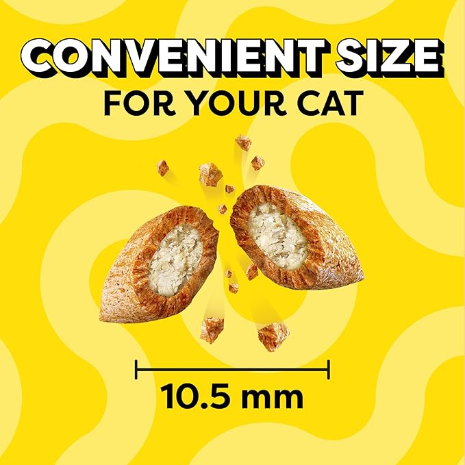 Temptations Classic Crunchy and Soft Cat Treats, Tasty Chicken Flavor, 3 oz. Pouch (Pack of 12)