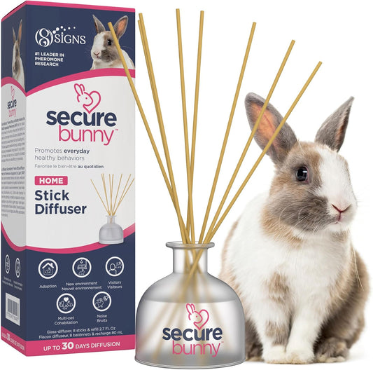SecureBunny Pheromone Home Stick Diffuser 30-Day Starter Kit, Passive Diffuser Naturally Supports Calm and Well-Being Helping Relieve Any Feeling of Anxiety or Stress