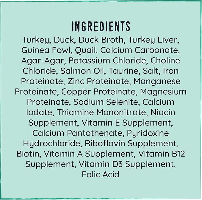 Hound & Gatos Wet Cat Food, 98% Poultry & Gamebird, Grain Free Pate Cat Food, Real Meat, High Protein, Limited Ingredients, No Additives, 5.5 oz. Cans (Pack of 24)