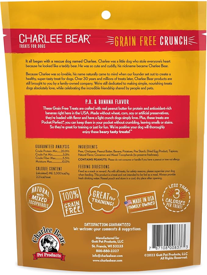 Charlee Bear P.B. & Banana Crunch 8oz