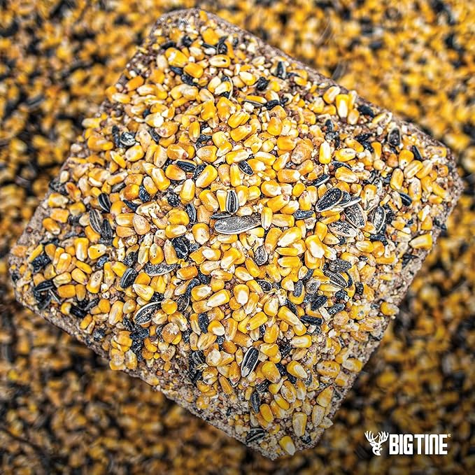 Big Tine Fortified Deer Blend, Cherry Rush Flavor, 10 lbs Bag, Supports Antler Growth, Long Lasting Scent, Packed with Vitamins and Minerals