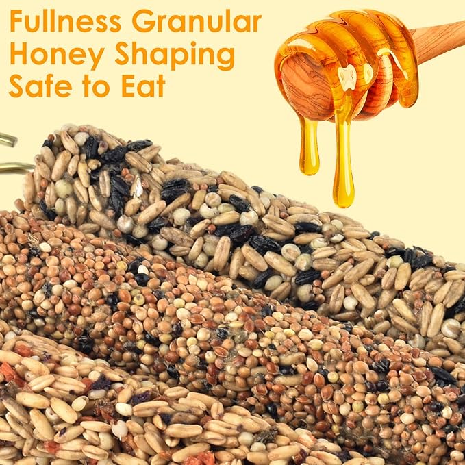 KATUMO 3PCS Bird Treats Parrot Crunch Sticks Parakeet Grains Mixed Treats Cockatiel Snacks Budgie Food Sticks for Lovebird Conure Myna Canary Parrots