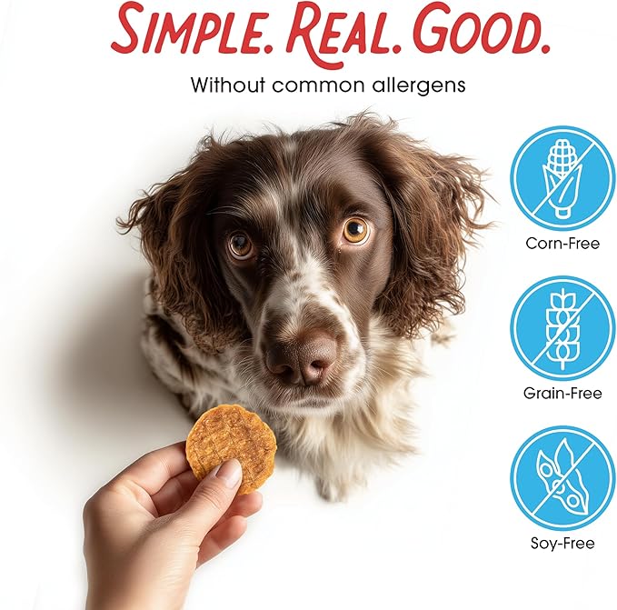 Farmland Traditions Dogs Love Chicken Jerky Dog Treats, Premium Two-Ingredient Dog Jerky with USA-Raised Chicken, 3-Pound Bag