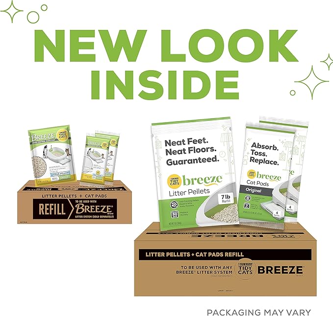 Purina Tidy Cats Breeze Litter System Cat Refill Bundle - 7.91 lb. Box