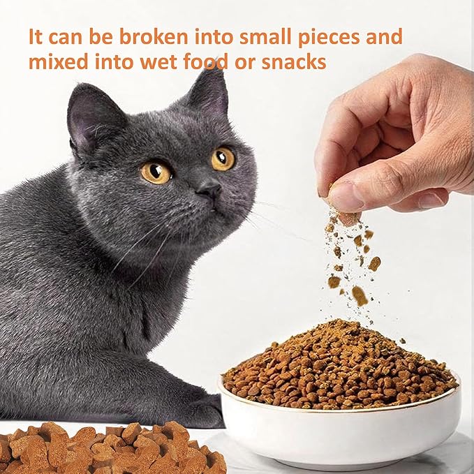 Cat Allergy Relief Chews, Skin & Immune Support for Cats - Salmon Flavor Soft Chews with Colostrum, Probiotics 300M CFU, Omega 3 - Itchy Skin & Paw Licking Remedy, 100 Count