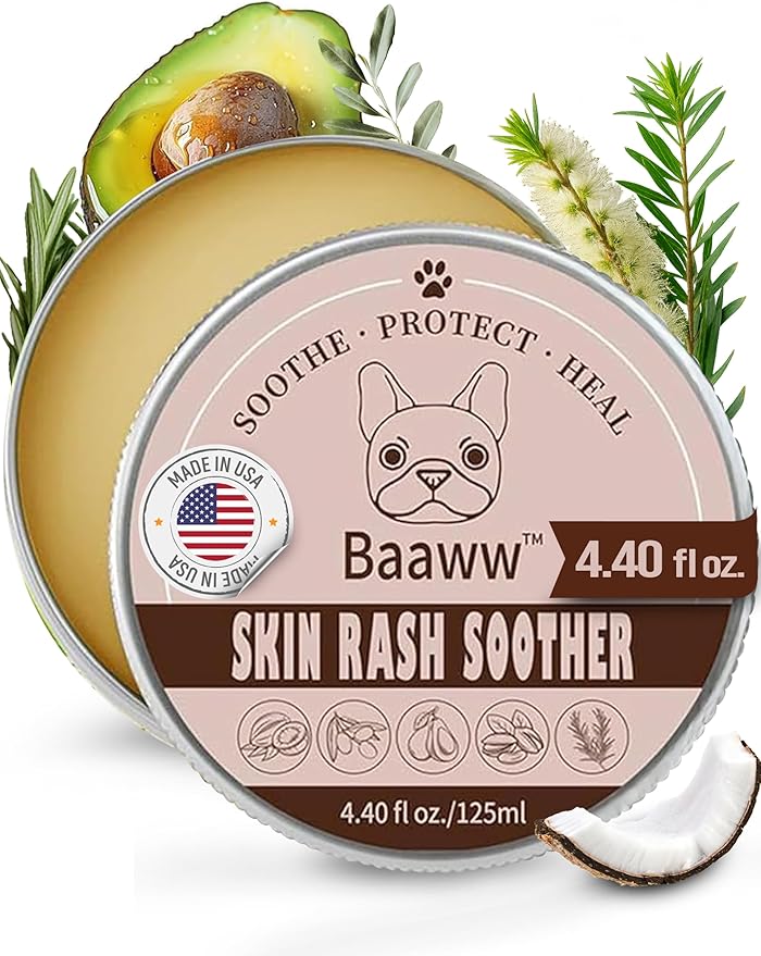 Dog Skin Irritation Treatment - Hot Spot Soother Skin Treatment for Dogs, Anti-Itch Lotion, Allergy Relief & All-Natural Rash Cream for Dogs - Soothing Relief for Dry, Itchy Coat - Cream 125ml