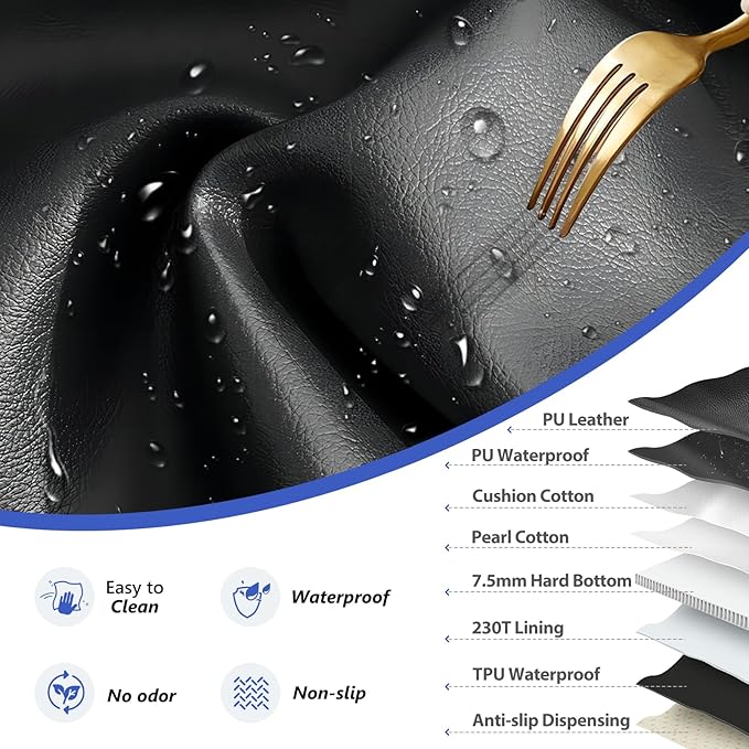 Back Seat Extender for Dogs Truck-Upgraded PU Leather-Dog Pet Seat Cover Back Seat Hard Bottom 500lbs, Anti-Scratch Dog Hammock for Crew Cab Trucks F150, RAM1500, Sierra, Tundra, Silverado