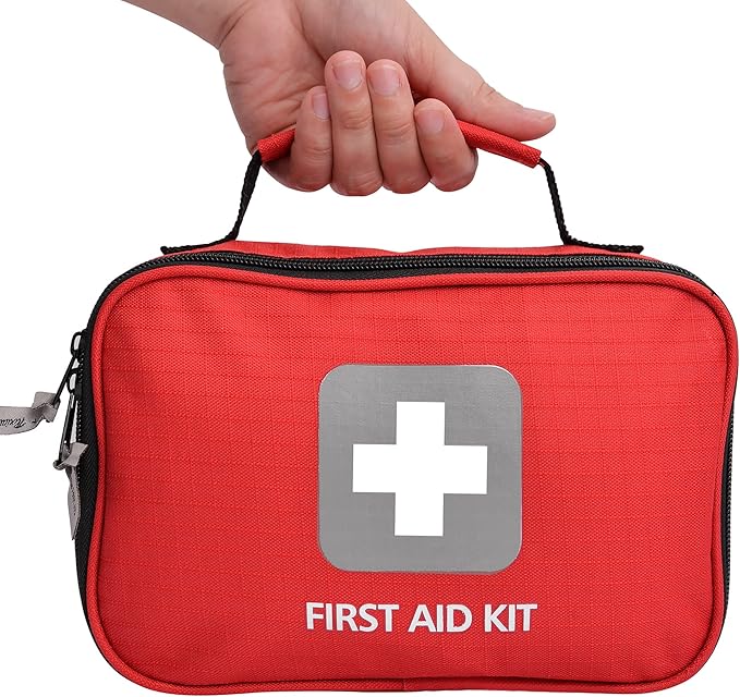 Thrive First Aid Kit (154 Pieces) - Family Safe First Aid Bag Packed w/Hospital Grade Medical Supplies – Emergency kit