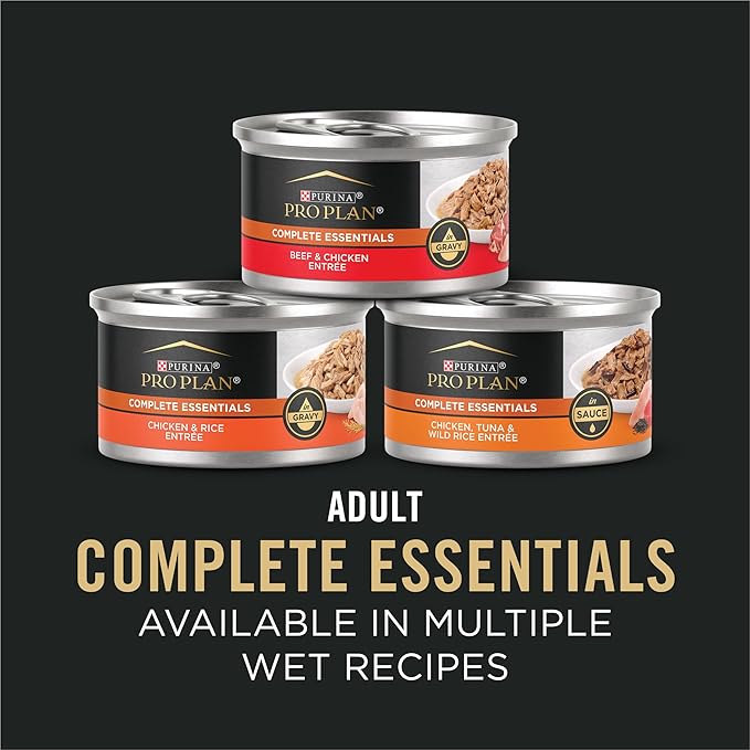 Purina Pro Plan Complete Essentials Shredded Blend Chicken and Rice Formula Adult High Protein Cat Food - 6 lb. Bag