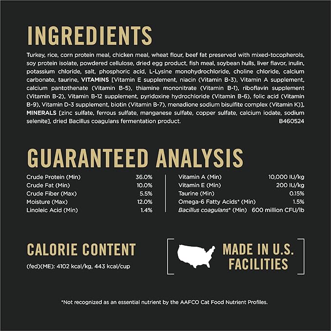 Purina Pro Plan Indoor Cat Food LiveClear Cat Allergen Reducing Turkey and Rice Formula - 5.5 lb. Bag