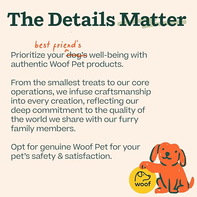 WOOF Bully Sticks Dog Treats - Chew Sticks for Dogs - Long-Lasting Dog Chew Treats - Made with Free-Range, Grass-Fed Beef - 12" Sticks - 10pk