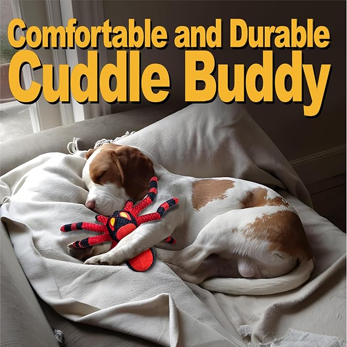 LEGEND SANDY Dog Toys for Aggressive Chewers, Large Dog Toys to Keep Them Busy, Interactive Pet Toys, Squeaky Puppies Toys, Tug of War Puppy Toy, Crinkle Doggeis Toy