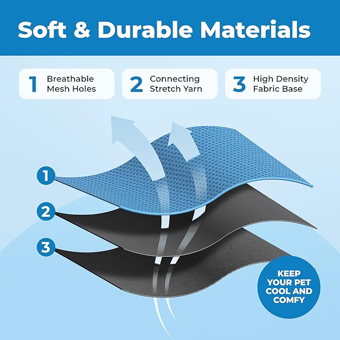 Voyager Escape Proof Cat Harness and Leash Set with Reflective Stitching, Neoprene Handle 5ft - Supports Small, Medium and Large Cats, Kittens for Walking by Best Pet Supplies - BT-Baby Blue, XS