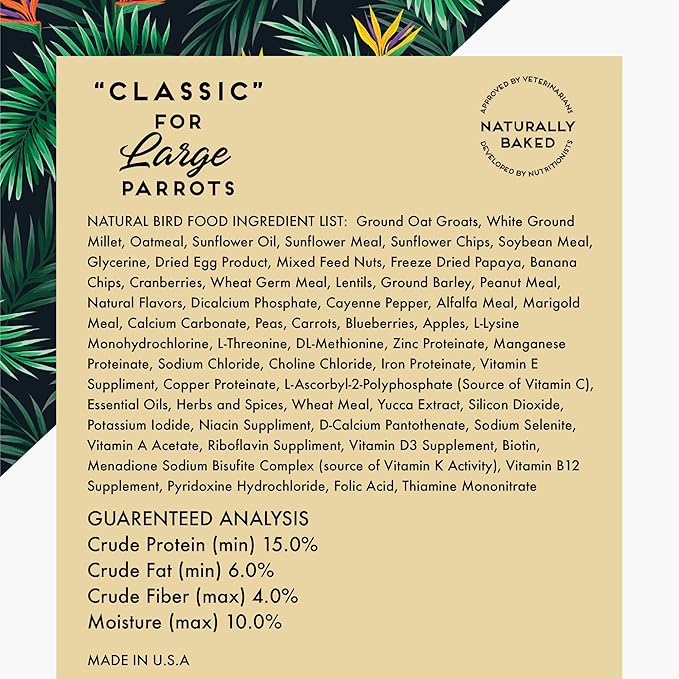 Oven Fresh Bites Baked - Large Parrot - 15 Lb. Bulk Box