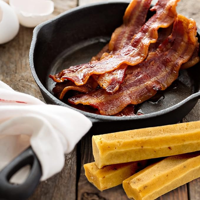 EcoKind Premium Gold Yak Cheese Himalayan Dog Chews, Dog Treats Large Breed, All Natural, High Protein Dog Chew, Bacon, Large - 18+ Chews