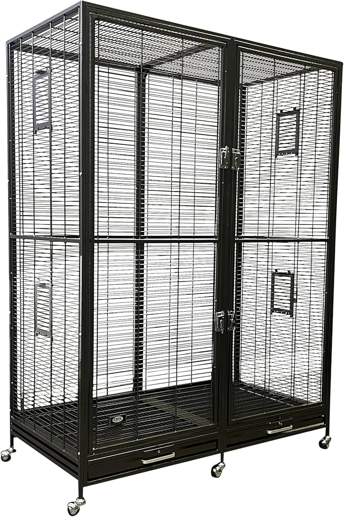 Exotic Nutrition Borneo Small Animal Cage - for Sugar Gliders, Squirrels, Marmosets & Other Small Pets (Cage)