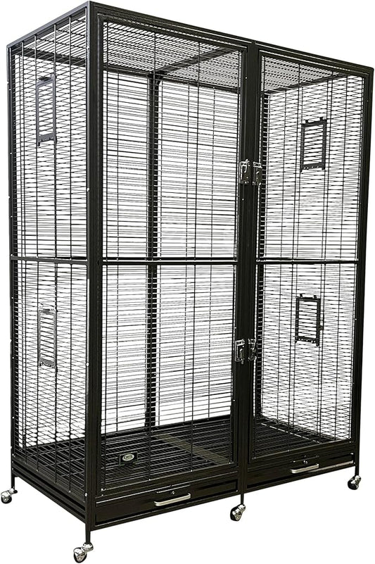 Exotic Nutrition Borneo Small Animal Cage - for Sugar Gliders, Squirrels, Marmosets & Other Small Pets (Cage)