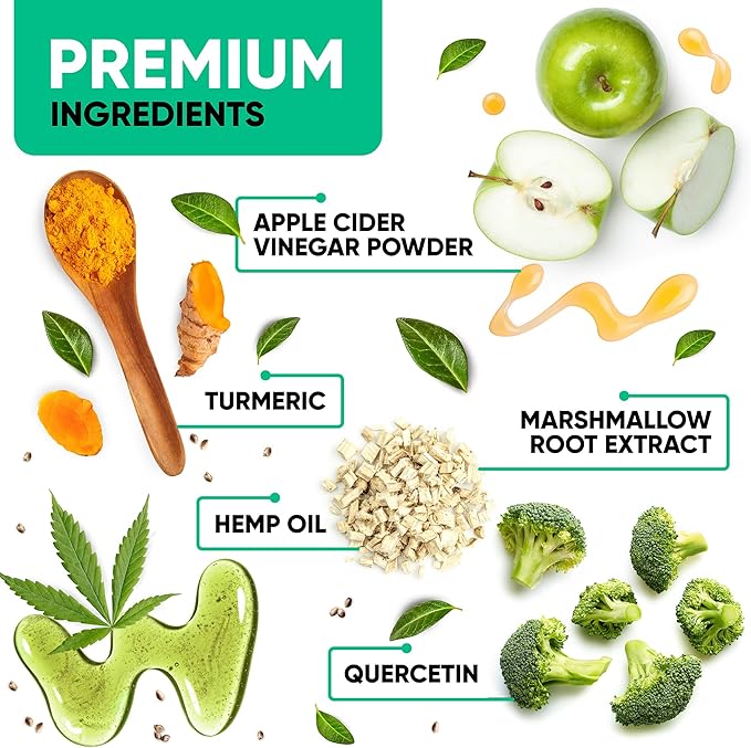 Natural Dog Allergy Chews for Dog Itch - Tasty Allergy Relief Pet Supplement for Dry Itchy Skin, Hot Spots, Seasonal Dog Allergies - 180 Anti Itch Immune Treats for Dogs Licking Paws, Antihistamine