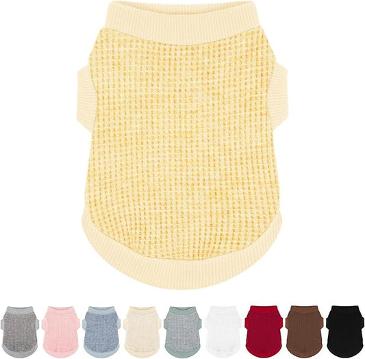 Cozy and Functional Dog Shirts for Small Puppies: Stretchable Ginger Attire with Easy-On Design, Ideal for Chihuahuas and Yorkies - Enhance Comfort and Playfulness on Chill Days XX-Small