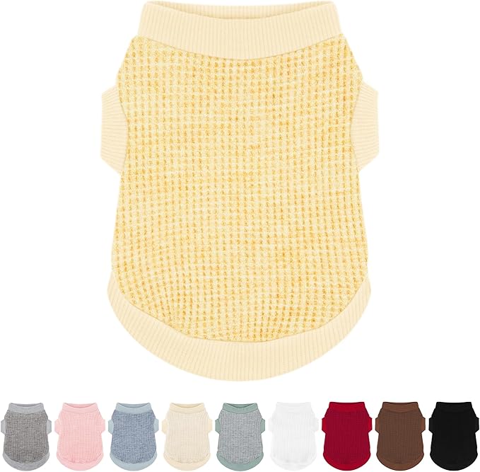 Cozy and Functional Dog Shirts for Small Puppies: Stretchable Ginger Attire with Easy-On Design, Ideal for Chihuahuas and Yorkies - Enhance Comfort and Playfulness on Chill Days XX-Large