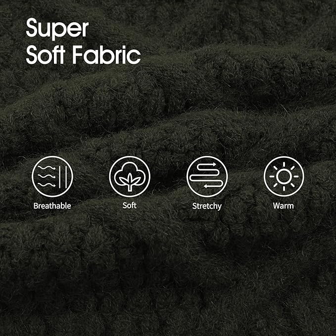 IECOii Extra Large Dog Sweater,XXXL Dog Sweater for Large Dogs Girl Boy,Xmas Dog Apparels Holiday Dog Sweater Large,Warm Dog Christmas Clothing Big Dog Sweaters for Labrador,Husky,Army-Green-3XL