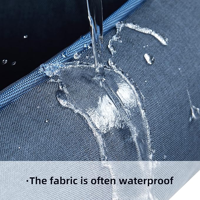 Orthopedic Dog Beds for Medium Dogs, Durable Egg Crate Foam Sofa Dog Bed wit Washable Removable Cover,Waterproof Lining,Pet Bed for Large Dogs (Denim Blue, 26.4" L x 21.7" W x 6.2" Th)