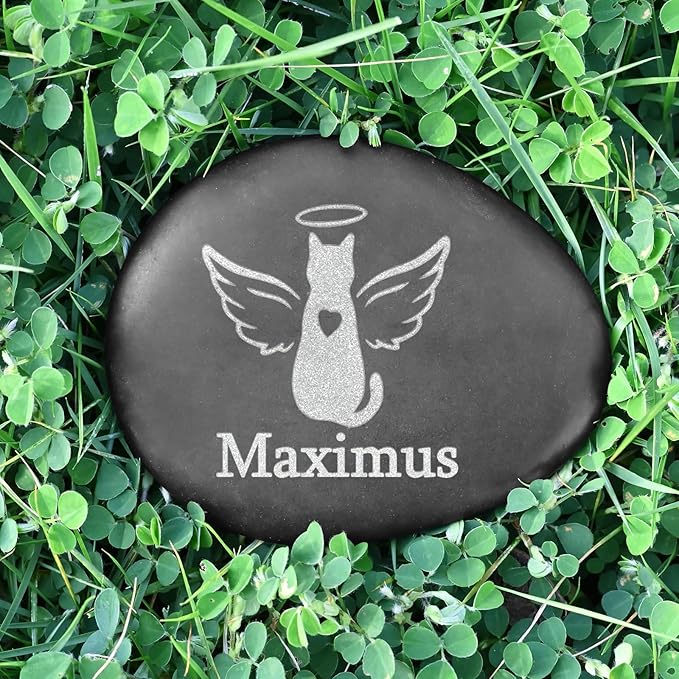 Cat Memorial Gifts, Personalized Pet Memorial Stone, Cat Memorial Headstone, Cat Grave Markers, Pet Loss Gifts, Pet Loss Sympathy Gifts Cats, Pet Memorial Gifts, in Memory of Cat Gifts