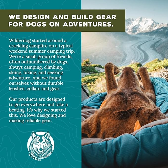 Wilderdog Lightweight Dog Harness with Reflective Straps - Small - Olive