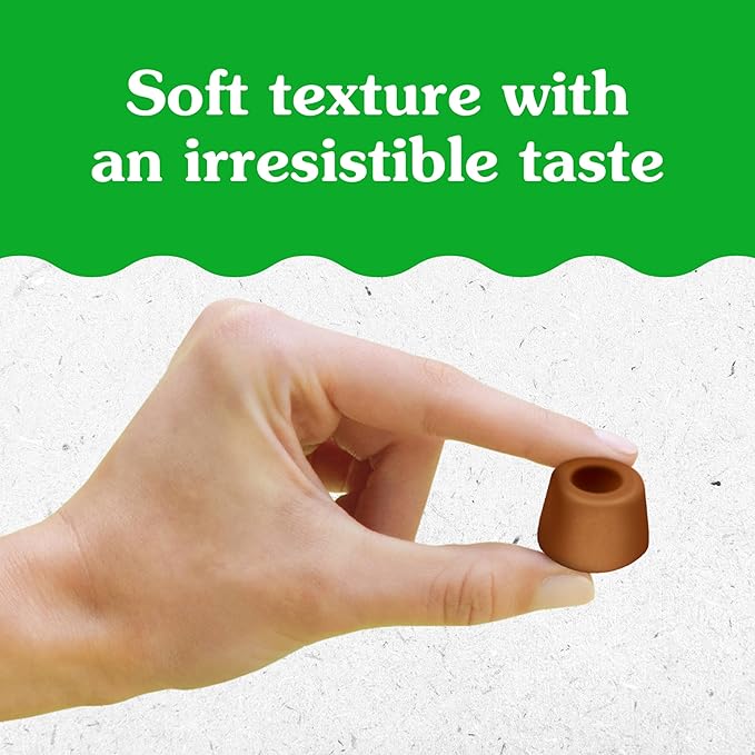 Greenies Feline Pill Pockets for Cats Natural Soft Cat Treats, Chicken Flavor, 1.6 oz. Pouch (45 Treats)