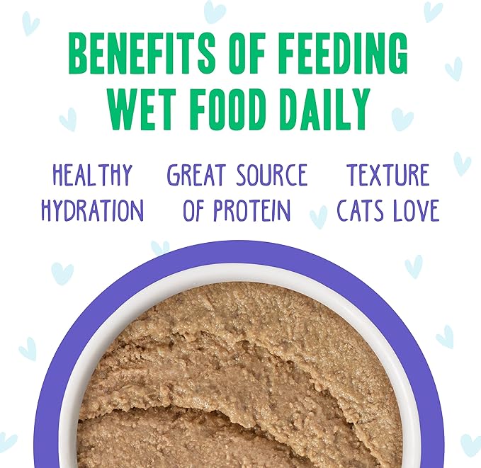 Weruva B.F.F. Play - Best Feline Friend Paté Lovers, Aw Yeah!, Beef & Tuna Tic TOC with Beef & Tuna, 5.5oz Can (Pack of 8)