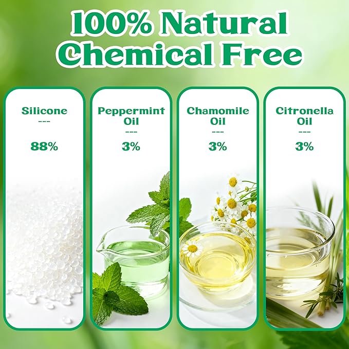 Natural Flea and Tick Prevention Dog Tag – Waterproof Collar Pendant with 2 Extra Refills, Blue, Safe for All Breeds,Collar Not Included