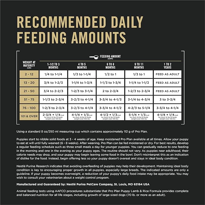 Purina Pro Plan High Protein Puppy Food DHA Lamb & Rice Formula - 18 lb. Bag