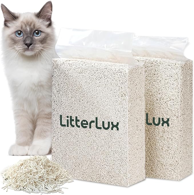 Tofu Cat Litter Clumping, Ultra Absorbent, Fast Drying, Flushable Cat Litter 100% Natural Ingredients, Solubility in Water, Neutralizing Properties of Odor, Dust-Free Tofu Litter for Cats 11lb