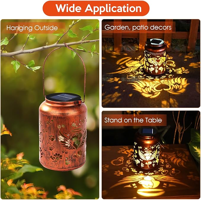 Dog Memorial Solar Lanterns, Thoughtful Angel Paw Memorial Gifts for Loss of Dog, Pet Sympathy Passing Away Remembrance Bereavement Gift for Outdoor Pet Death Memorials Funerary Garden Grave